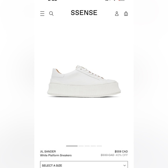 New Avant Garde Jil Sander Lace Up White Platform Sneakers Designer Shoes - Picture 9 of 9